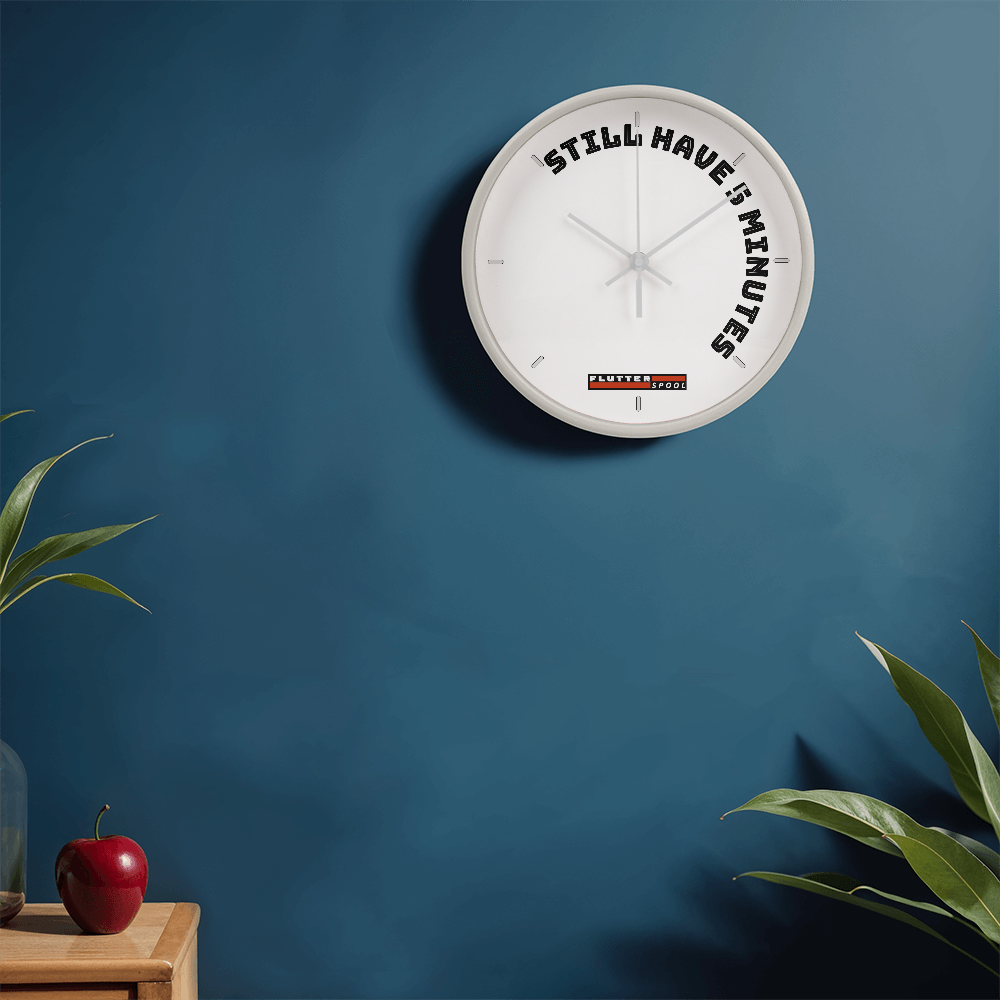 The clock giving you more time to do what you love!