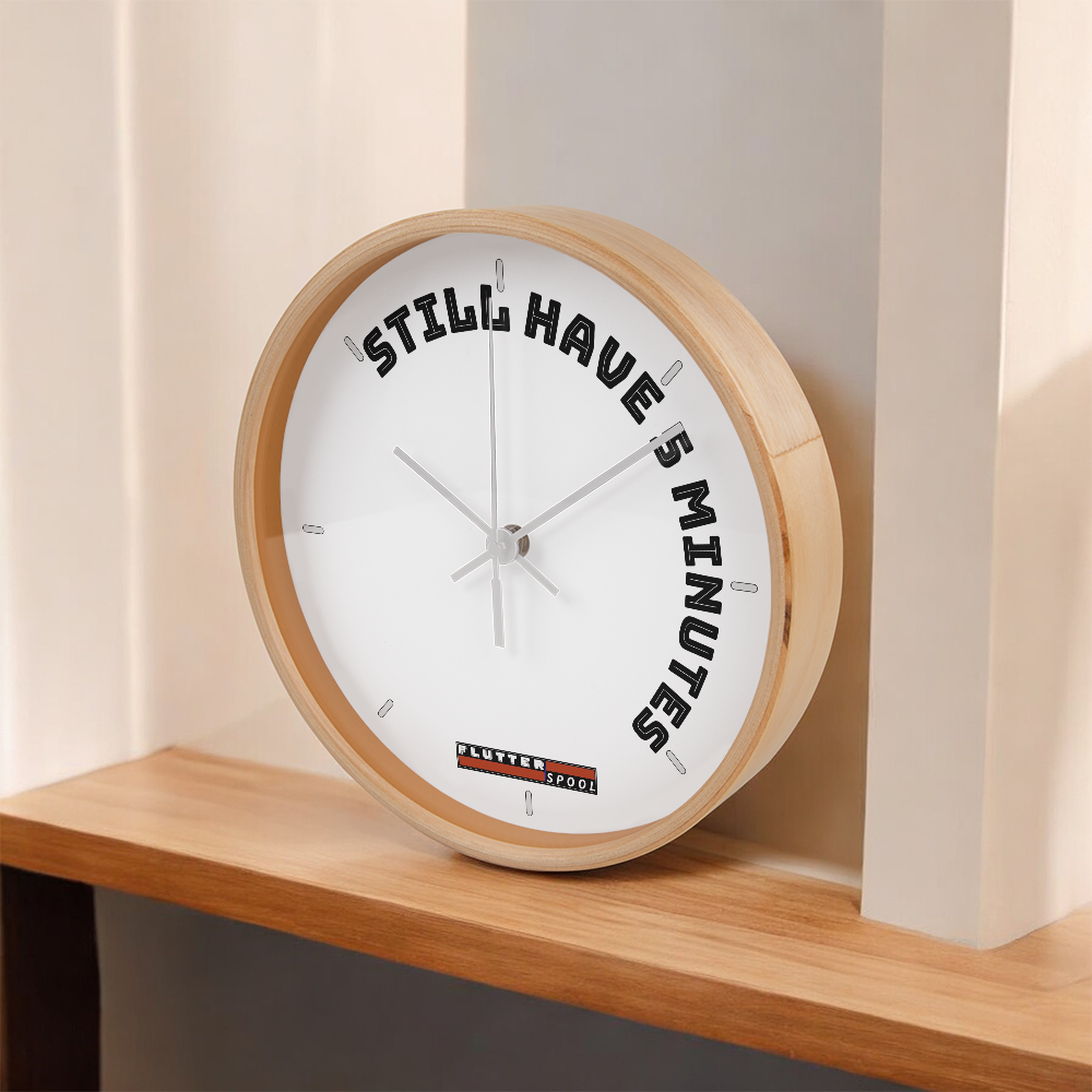 The clock giving you more time to do what you love!