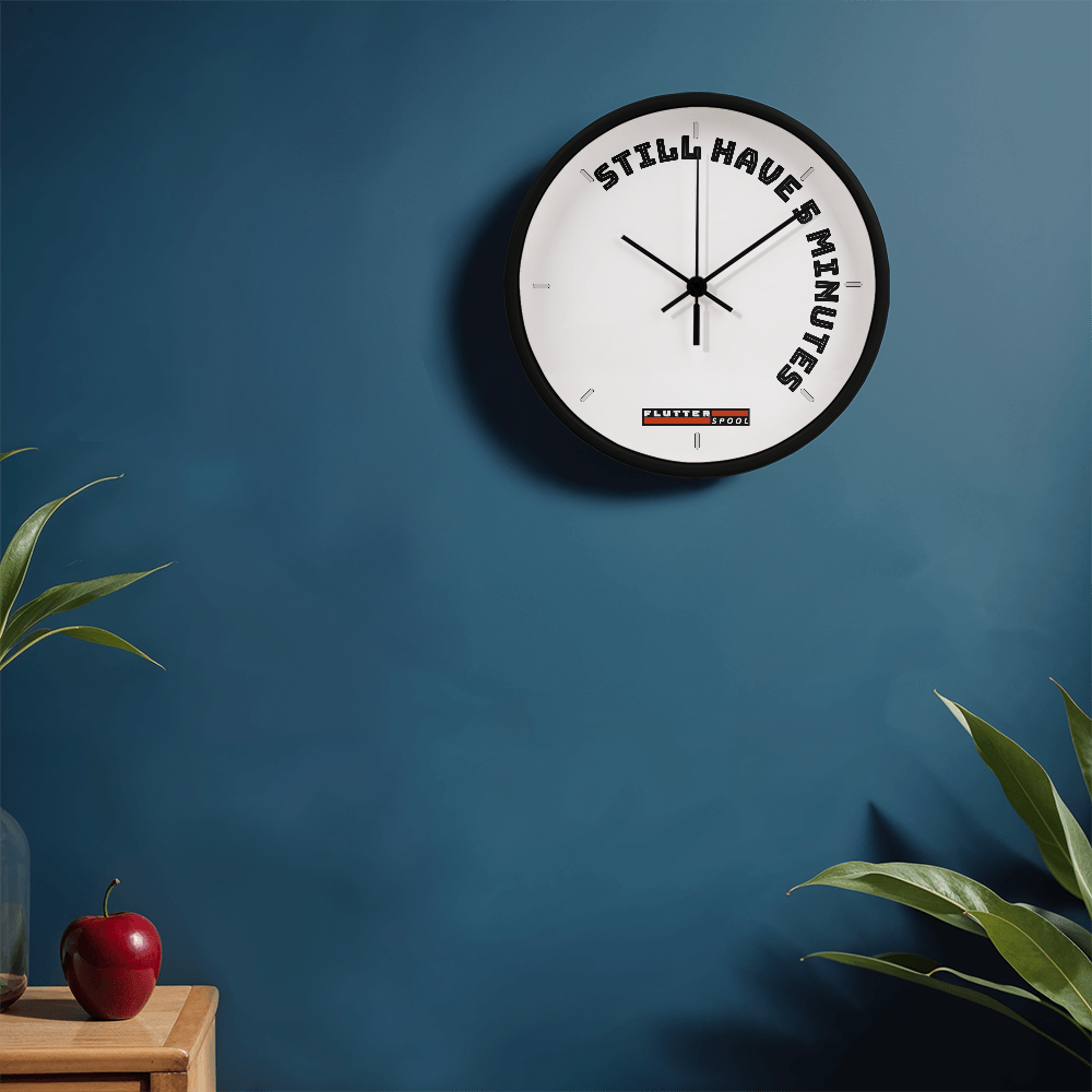 The clock giving you more time to do what you love!
