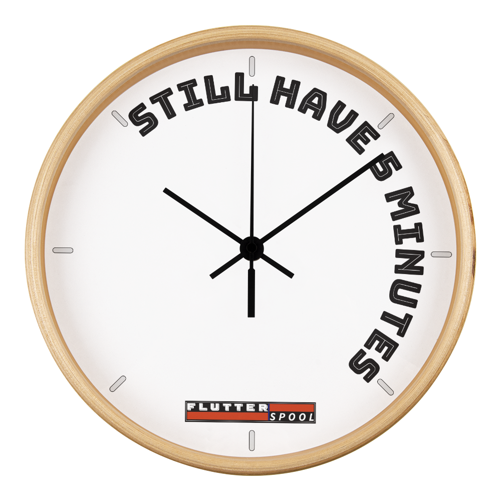 The clock giving you more time to do what you love!