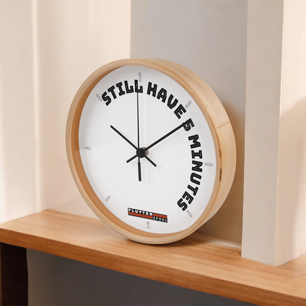 The clock giving you more time to do what you love!