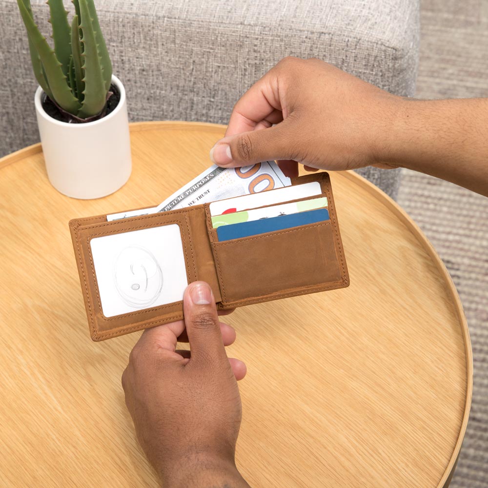 Valentines - Just one more car part I promise - Leather wallet