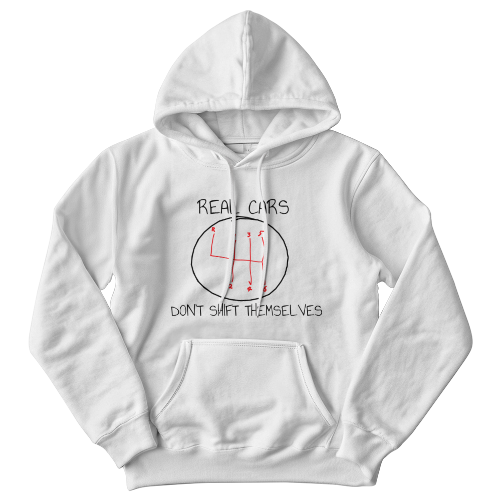 Valentines - Real cars don't shift themselves - Sweatshirt