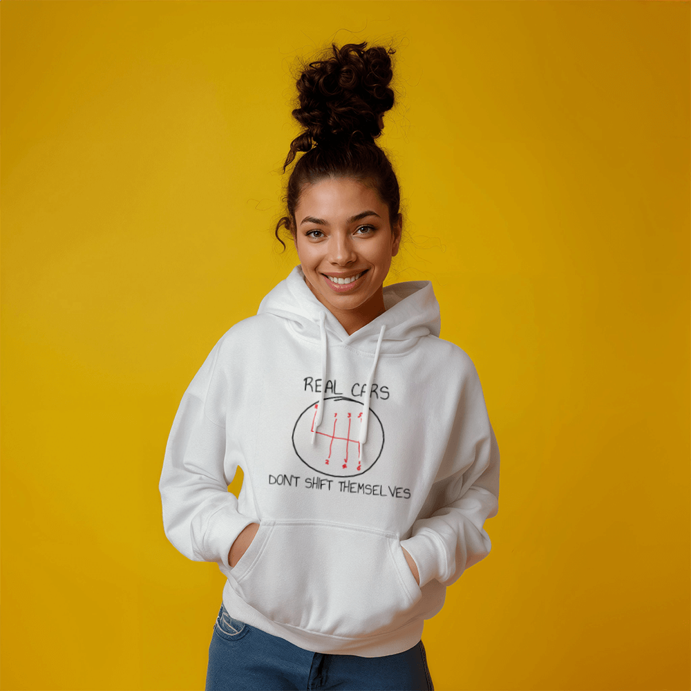 Valentines - Real cars don't shift themselves - Sweatshirt