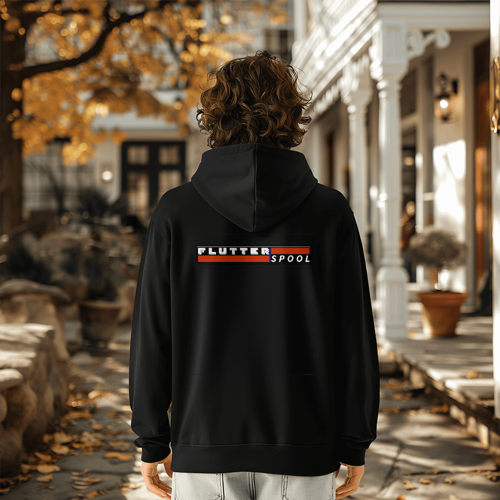 FlutterSpool Branded Hoodie