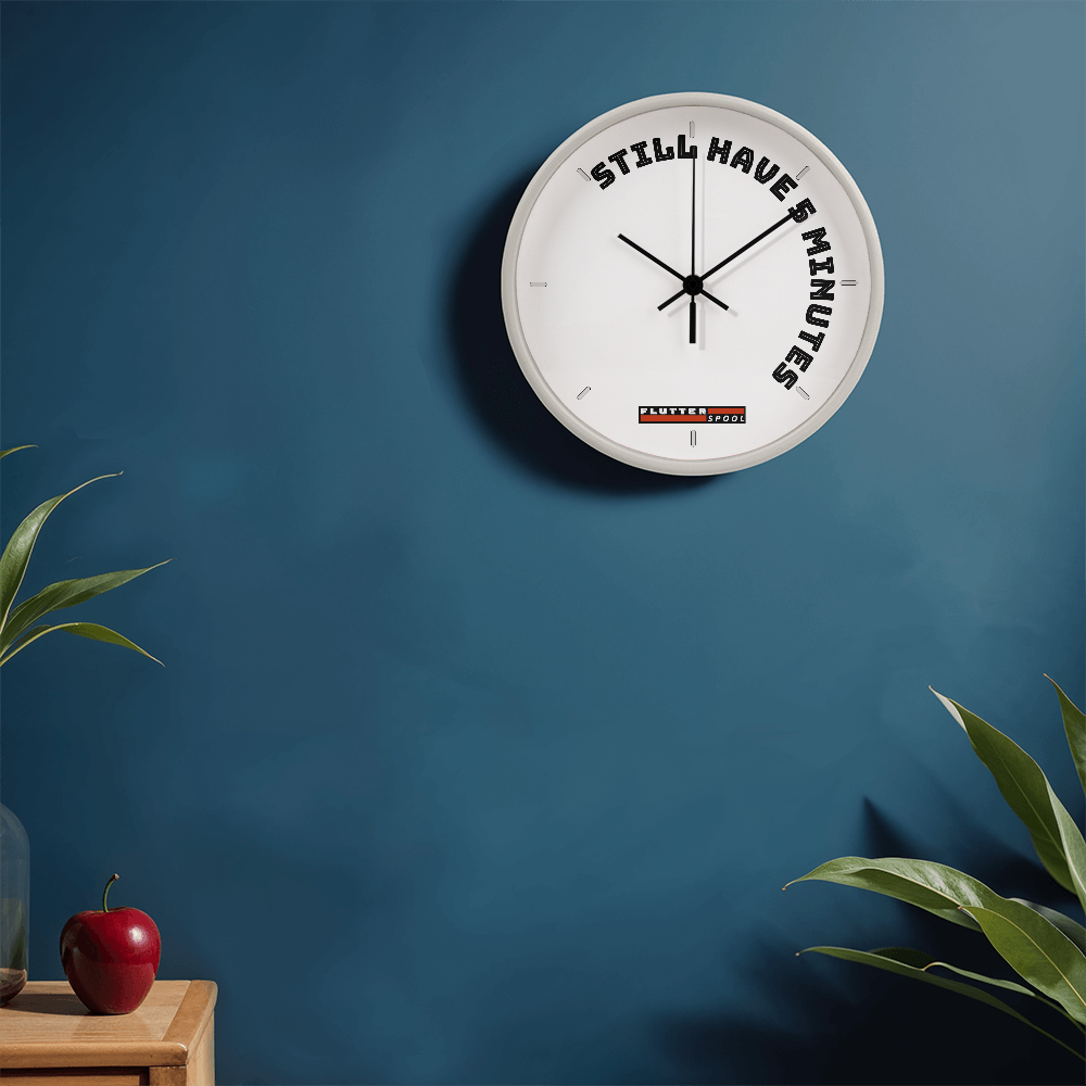The clock giving you more time to do what you love!
